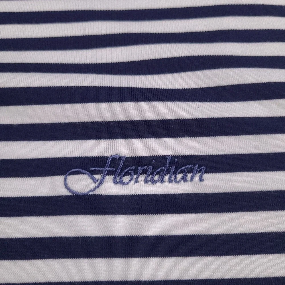 Polo Golf Ralph Lauren Polo Shirt Mens Large‎ Performance Blue White Striped
